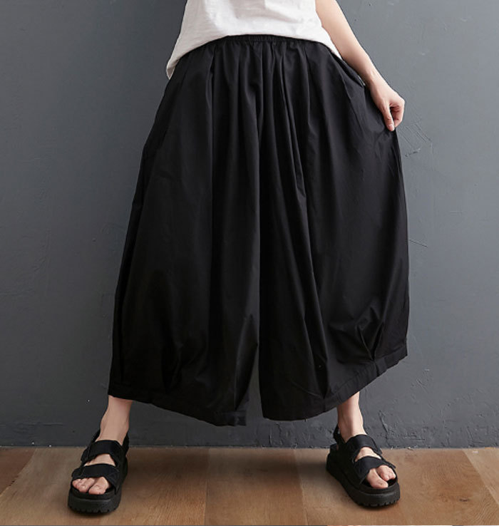 ワイドパンツ レディース バルーンパンツ 涼しい コクーンパンツ 大きいサイズ ゆったり 夏 春 秋 ナチュラル 森ガール ズボン ボトムス 体型カバー プリーツ 着瘦せ フリーサイズ 薄手 オシャレ カジュアル シンプル 送料無料