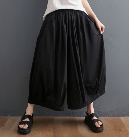 ワイドパンツ レディース バルーンパンツ 涼しい コクーンパンツ 大きいサイズ ゆったり 夏 春 秋 ナチュラル 森ガール ズボン ボトムス 体型カバー プリーツ 着瘦せ フリーサイズ 薄手 オシャレ カジュアル シンプル 送料無料