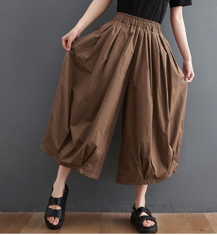 ワイドパンツ レディース バルーンパンツ 涼しい コクーンパンツ 大きいサイズ ゆったり 夏 春 秋 ナチュラル 森ガール ズボン ボトムス 体型カバー プリーツ 着瘦せ フリーサイズ 薄手 オシャレ カジュアル シンプル 送料無料