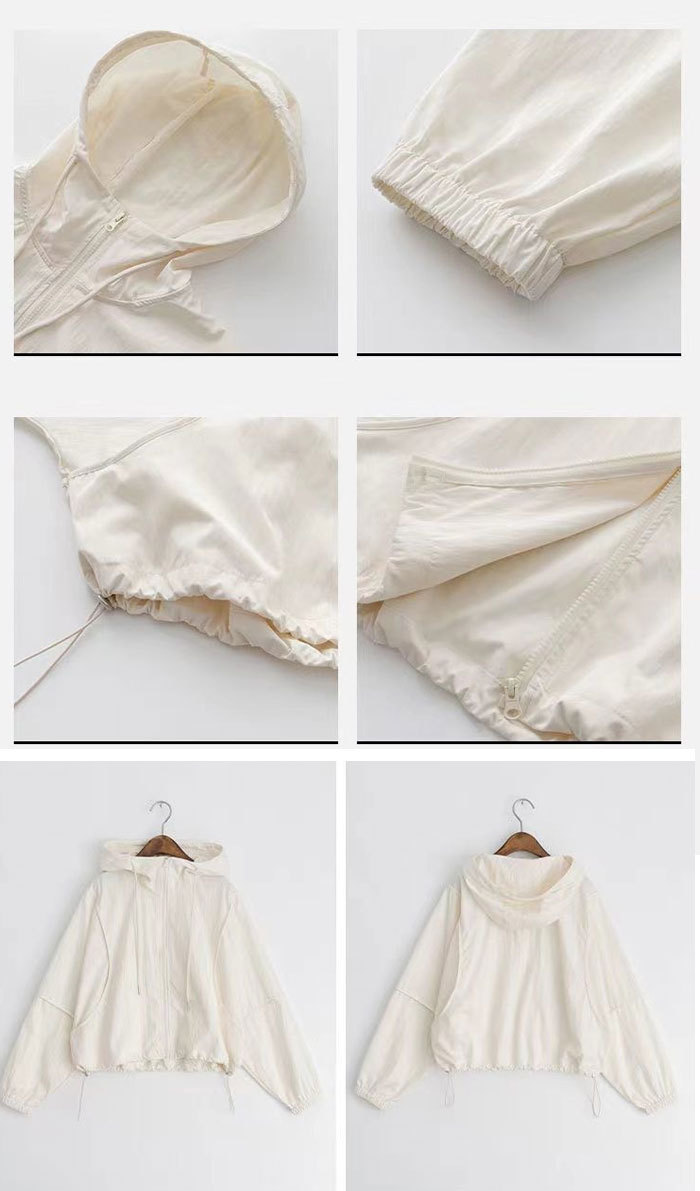 uvカット パーカー レディース uvパーカー 春 夏 カーディガン ショート丈 大人可愛い 薄手 涼しい アウター ゆったり ライトアウター 長袖パーカー フード付き ジャケット 羽織り 紫外線対策 トップス 長袖 通気性 羽織 無地 冷房対応 可愛 UV対策 日焼け止め