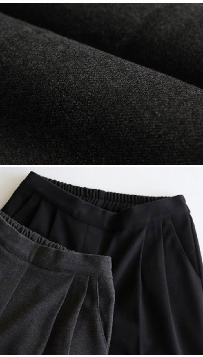 ガウチョパンツ ワイドパンツ スカンツ ふんわり おしゃれ 秋冬 ウール調 ロングパンツ 無地 レディース ボトムス 体型カバー ハイウエスト 着痩せ ロング丈 パンツ ゆったり 美脚 可愛い 上品 L 2L 3L 4L
