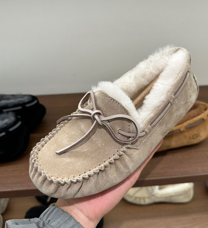 モカシン ローファー スリッポン レディース 秋冬 羊毛 ウール モカシンスニーカー フラット ローヒール コインローファー ファー 痛くない ふわふわ 防寒 あたたかい ファー おしゃれ 22.0cm 25.0cm 歩きやすい 疲れにくい