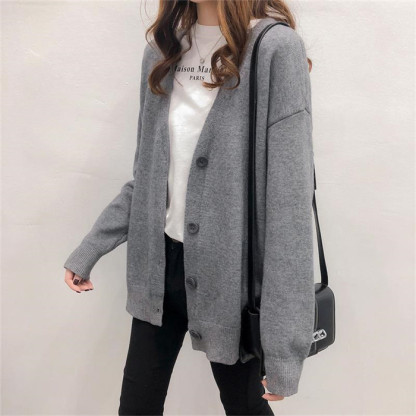 <br>ニットカーディガン カーディガン ニット 羽織 ロングニット ロングカーディガン レディース トップス リブニット 前開き 春 秋 ロングアウター シンプル カジュアル 体型カバー お洒落 さらっと 冷房対策 ゆったり 大人可愛い 送料無料
