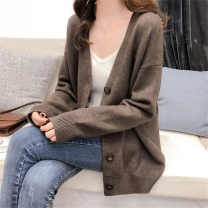 <br>ニットカーディガン カーディガン ニット 羽織 ロングニット ロングカーディガン レディース トップス リブニット 前開き 春 秋 ロングアウター シンプル カジュアル 体型カバー お洒落 さらっと 冷房対策 ゆったり 大人可愛い 送料無料