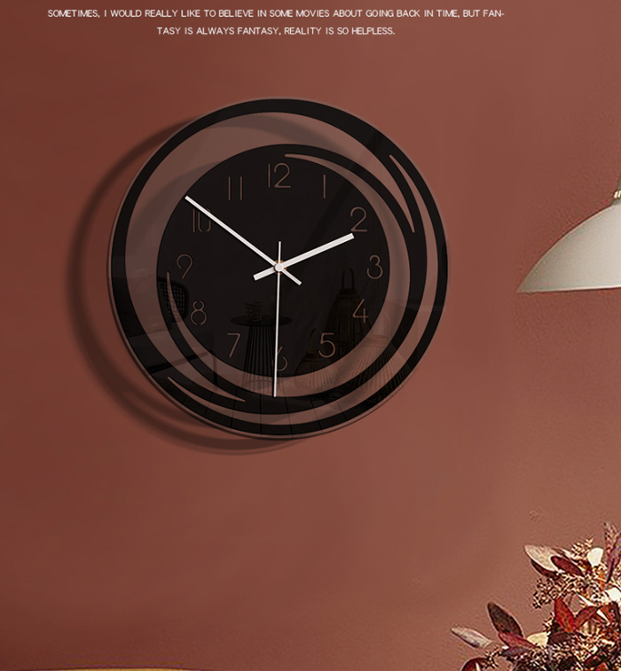 掛け時計　壁掛け時計　ウォールクロック　28*28cm　インテリアクロック　おしゃれ　北欧　アクリル　掛時計　壁掛け　静音　シンプル　モダン