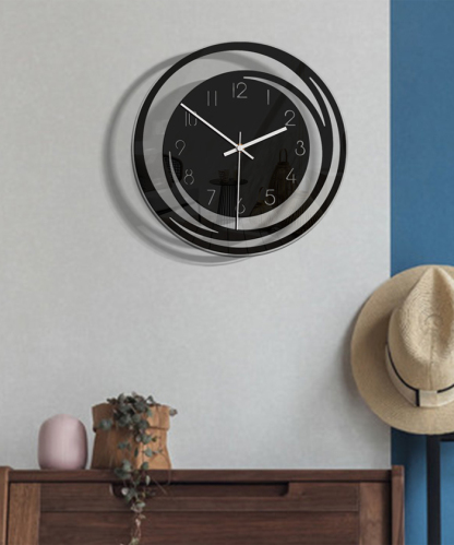 掛け時計　壁掛け時計　ウォールクロック　28*28cm　インテリアクロック　おしゃれ　北欧　アクリル　掛時計　壁掛け　静音　シンプル　モダン