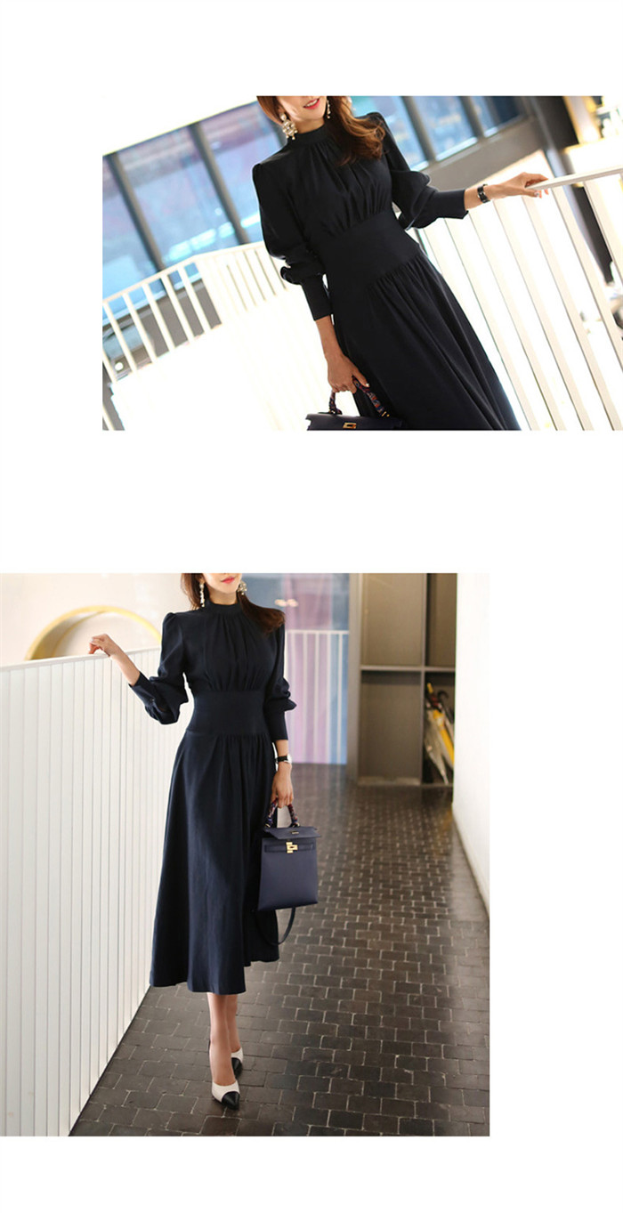 <br>長袖 ワンピース スタンドカラー シャツワンピース シフォンワンピース ギャザー ロングワンピース レディース 春 ミモレ丈 無地 リボン付き ゆったり きれいめ おしゃれ 通勤 入園式 卒業式 フォーマル シフォン ゆったり 大人可愛い 送料無料