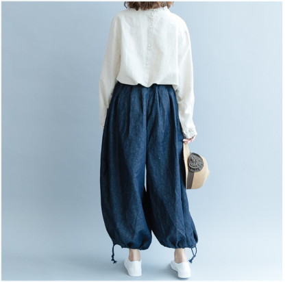 <br>シャツ ブラウス トレーナー 異素材 ギャザー リネン混シャツ レディース 綿麻混 トップス リネン 長袖 ナチュラル 着痩せ ゆったり 体型カバー カジュアル Ｖネック春 夏 秋 ビッグシルエット 柔らか ゆったり 大人可愛い 秋 送料無料