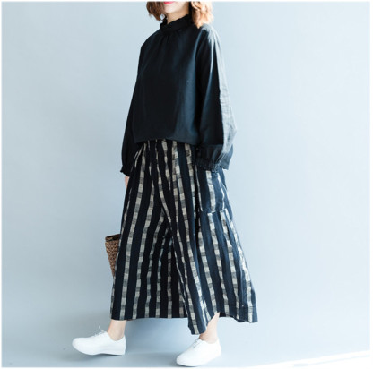 <br>シャツ ブラウス トレーナー 異素材 ギャザー リネン混シャツ レディース 綿麻混 トップス リネン 長袖 ナチュラル 着痩せ ゆったり 体型カバー カジュアル Ｖネック春 夏 秋 ビッグシルエット 柔らか ゆったり 大人可愛い 秋 送料無料