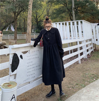 <br>ロングワンピース 長袖 秋 早秋 コーデュロイ 50代 ミモレ丈 大きいサイズ 大人 ベルトなし オールインワン ポケット レディース ロングシャツワンピース カジュアル 冬 きれいめ オーバーオール 秋冬 おしゃれ 大人可愛い 送料無料