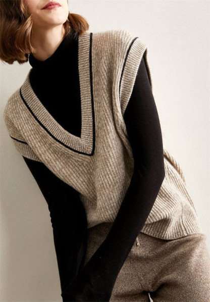 <br>ニットベスト レディース ベスト Vネック トップス 無地 重ね着 定番 ニット カーディガン きれいめ ノースリーブ カジュアル 大人 かわいい シンプル 春 秋 冬 無地 送料無料