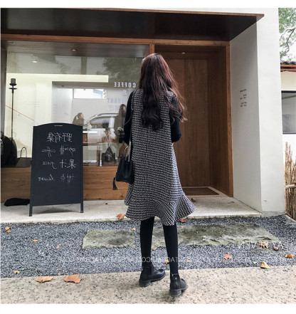 <br>ジャンパースカート 秋冬 千鳥格子 50代 セット フレア裾 大きいサイズ 大人 オールインワン レディース ロングワンピース キャミワンピース カジュアル 秋 冬 きれいめ オーバーオール ジャンスカ 春 秋 冬 おしゃれ 大人可愛い 送料無料「トップス+ジャンスカ」