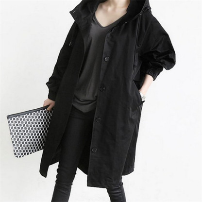 <br>トレンチコート ロングコート アウター マウンテンパーカー レディース 春 無地 羽織り 裏地付き ゆったり 大きいサイズ 体型カバー きれいめ おしゃれ 通勤 入園式 卒業式 デザイン フォーマル お出かけ 送料無料 4colors全