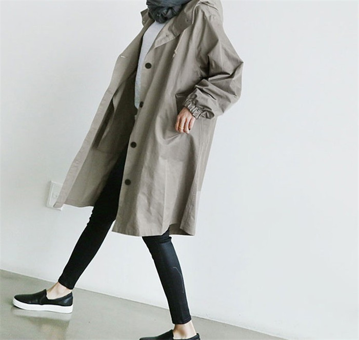 <br>トレンチコート ロングコート アウター マウンテンパーカー レディース 春 無地 羽織り 裏地付き ゆったり 大きいサイズ 体型カバー きれいめ おしゃれ 通勤 入園式 卒業式 デザイン フォーマル お出かけ 送料無料 4colors全