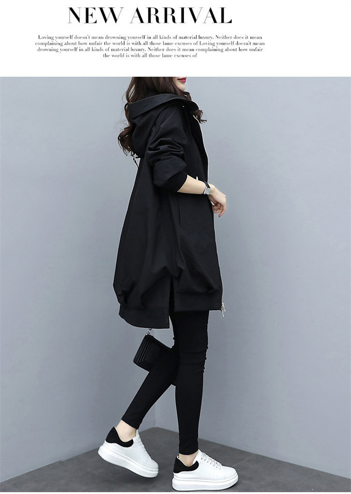 トレンチコート レディース スプリング 春 夏 秋 アウター マウンテンパーカー 羽織 カーディガン フォーマル 上着 膝丈 ミディアム ゆったり 大きい 通勤 オフィス 大人 おしゃれ きれい目 カジュアルコーデ 20代 30代 40代 送料無料 4colors全