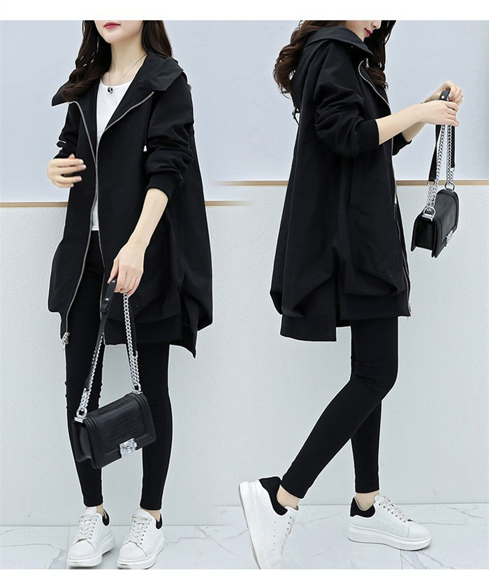 トレンチコート レディース スプリング 春 夏 秋 アウター マウンテンパーカー 羽織 カーディガン フォーマル 上着 膝丈 ミディアム ゆったり 大きい 通勤 オフィス 大人 おしゃれ きれい目 カジュアルコーデ 20代 30代 40代 送料無料 4colors全