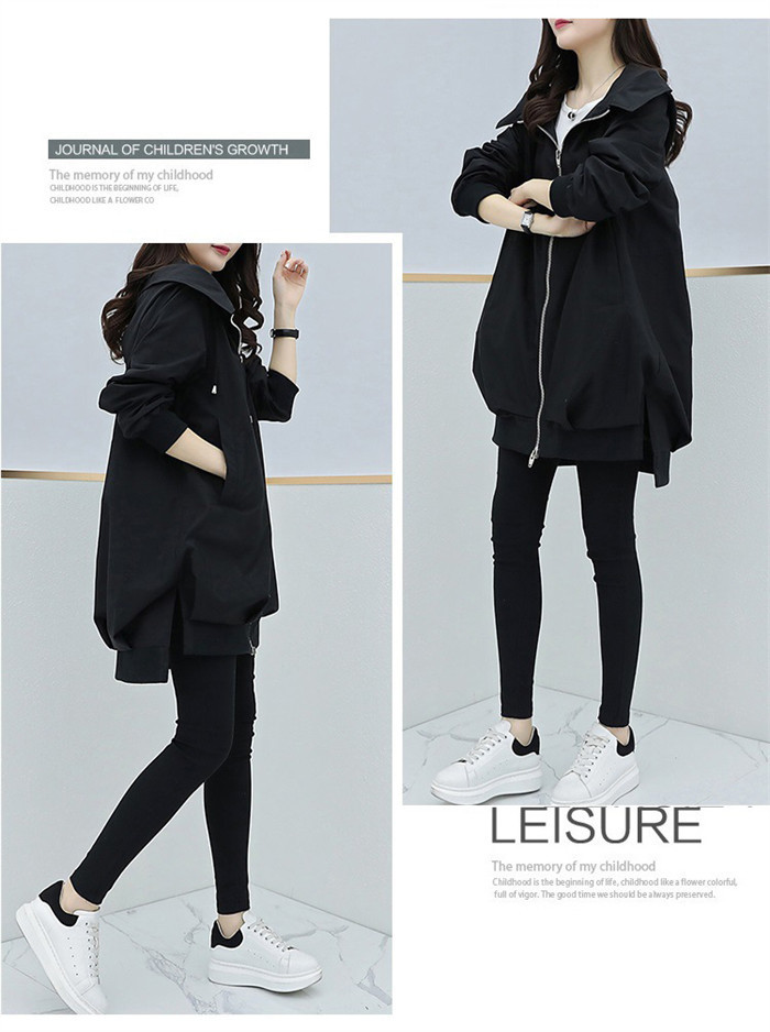 トレンチコート レディース スプリング 春 夏 秋 アウター マウンテンパーカー 羽織 カーディガン フォーマル 上着 膝丈 ミディアム ゆったり 大きい 通勤 オフィス 大人 おしゃれ きれい目 カジュアルコーデ 20代 30代 40代 送料無料 4colors全