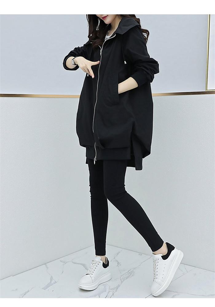 トレンチコート レディース スプリング 春 夏 秋 アウター マウンテンパーカー 羽織 カーディガン フォーマル 上着 膝丈 ミディアム ゆったり 大きい 通勤 オフィス 大人 おしゃれ きれい目 カジュアルコーデ 20代 30代 40代 送料無料 4colors全