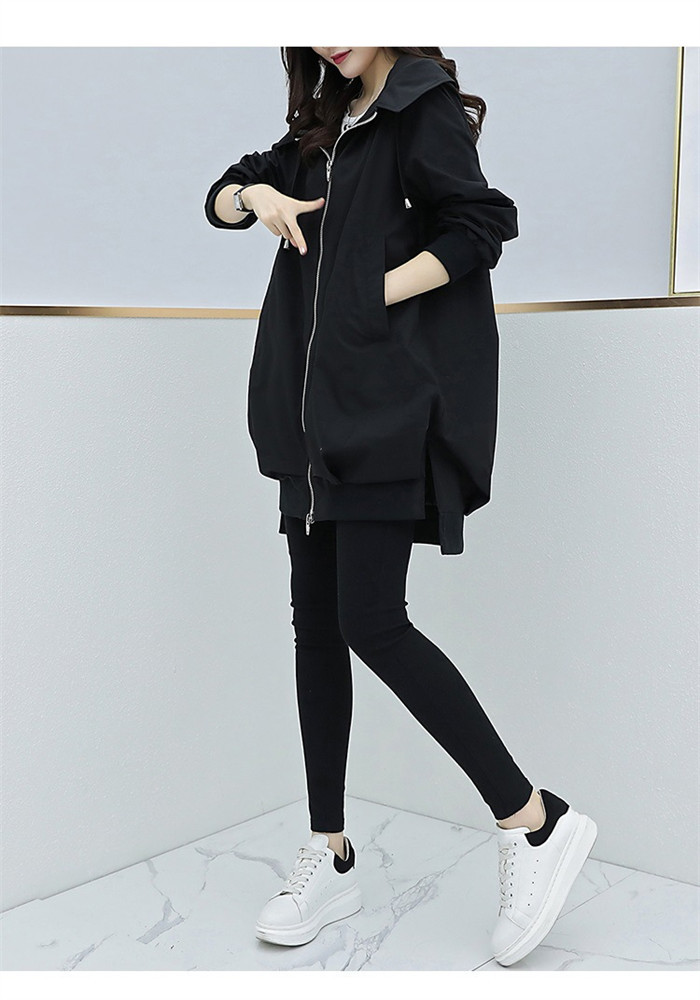 トレンチコート レディース スプリング 春 夏 秋 アウター マウンテンパーカー 羽織 カーディガン フォーマル 上着 膝丈 ミディアム ゆったり 大きい 通勤 オフィス 大人 おしゃれ きれい目 カジュアルコーデ 20代 30代 40代 送料無料 4colors全