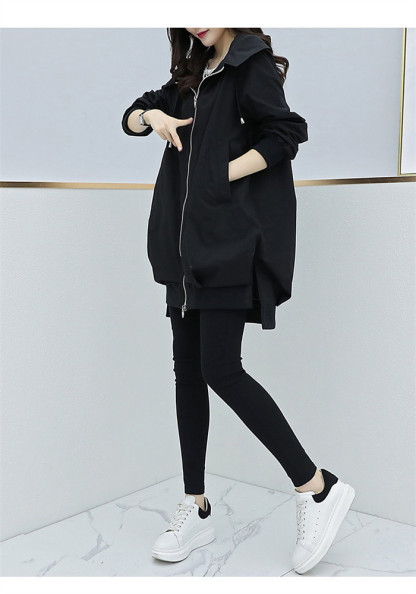 トレンチコート レディース スプリング 春 夏 秋 アウター マウンテンパーカー 羽織 カーディガン フォーマル 上着 膝丈 ミディアム ゆったり 大きい 通勤 オフィス 大人 おしゃれ きれい目 カジュアルコーデ 20代 30代 40代 送料無料 4colors全