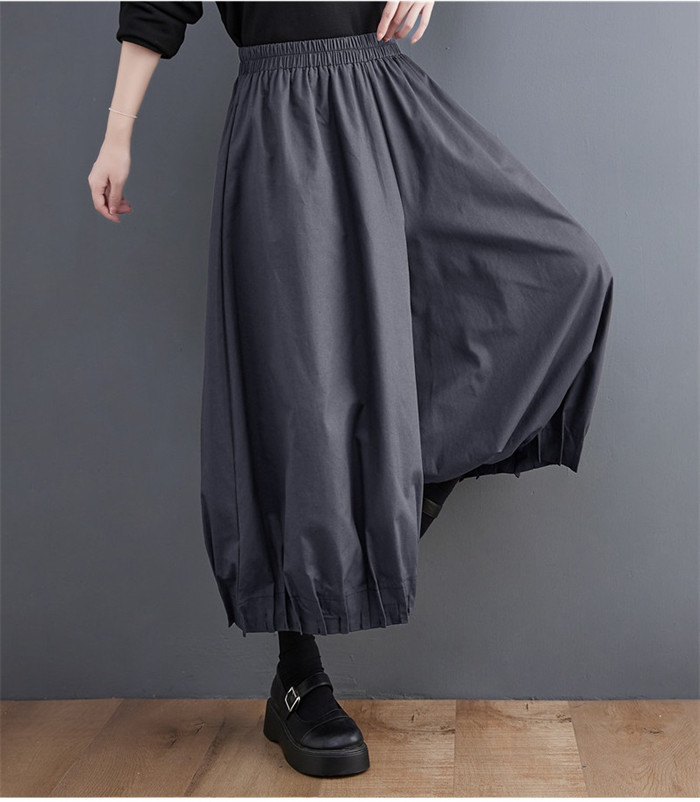 <br>ワイドパンツ ロング レディース 黒 大きいサイズ ワイド バルーンパンツ ボトムス 春 秋 秋物 ロングスカート 秋冬 ミモレ丈 シンプル きれいめ 大人 可愛い ブラック カジュアル 大人可愛い 送料無料