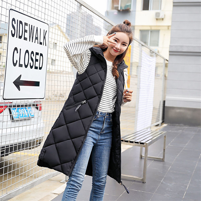 <br>ダウンベスト レディース フード付き ロングジレ 大きいサイズ ジレ ジャケット ベスト 中綿 フェイクダウン 上着 羽織り ハイネック 軽い 軽量 秋 フェイク 通勤 通学 暖かい 無地 お出かけ 秋冬 ノースリーブ 大人可愛い 送料無料