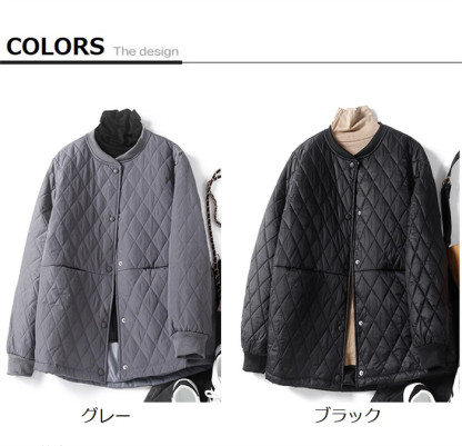 <br>洗える キルティングコート 中わた 長袖 レディースファッション アウター ジャケット コート 春秋冬 裏地あり キルト キルティング ゆったりめ 中綿 防寒 レディース 冬 大きいサイズ ビッグシルエット シンプル 極暖 秋冬 羽織り シンプル きれいめ 送料無料