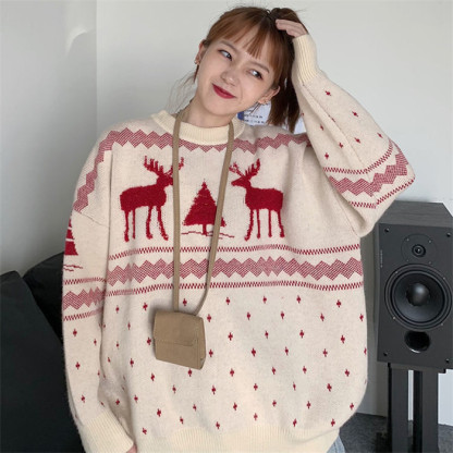 <br>送料無料 クリスマスセーター クリスマス ニットセーター レディース 可愛いトップス 長袖 ハイネック サークルネック 洗えるニット ニット ゆったり 長袖 おしゃれ インナー 無地 シンプル 韓国ファッション  秋冬 きれいめ