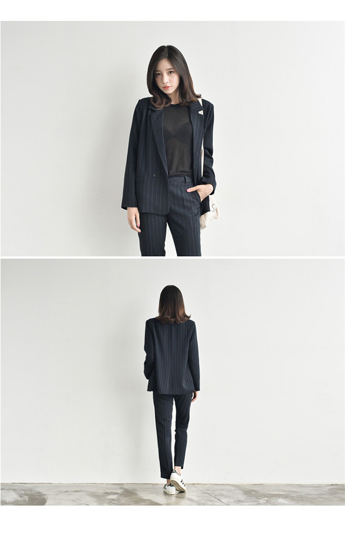 <br>スーツ レディース セットアップ ストライプ 洗える ビジネススーツ レディーススーツ 大きいサイズ フォーマル 入学式 ママスーツ 七五三 オフィス 2点セット パンツスーツ 上下 ジャケット 長袖 通勤 OL 女性らしい カジュアル 卒業式 ママ オシャレ 着痩せ 送料無料
