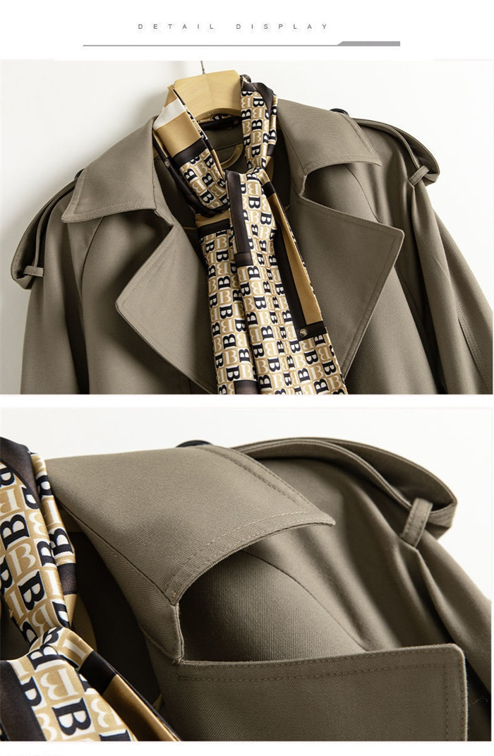 トレンチコート レディース ミドル丈 厚手 aライン ベルト付き ダブルボタン 無地 おしゃれ 春秋 アウター スプリングコート 就活 ビジネス 定番 通勤 コート 夏 ロングコート 羽織り トレンチ 大きいサイズ きれいめ 入園式 卒業式 送料無料