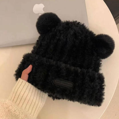 バケットハット 冬 レディース ハット 帽子 ボア ファー ふわふわ シンプル 秋 冬 暖かい