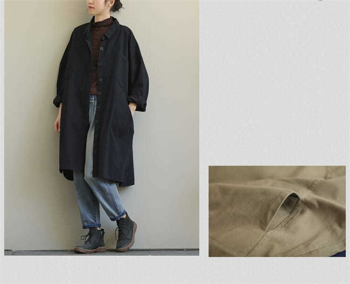 <br>トレンチコート レディース ロング 秋 厚手 Iライン ダブルボタン スリット 無地 おしゃれ 春秋 アウター スプリングコート 就活 ビジネス 定番 通勤 コート 春 ロングコート 羽織り