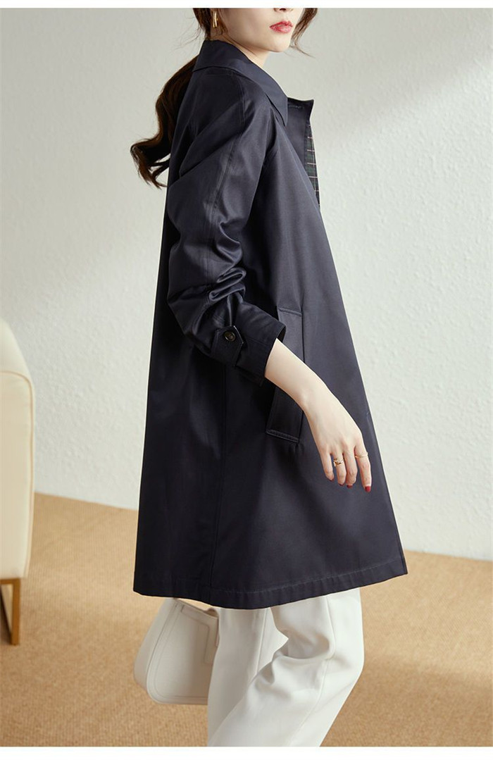 <br>トレンチコート レディース ショート丈 aライン ダブルボタン スリット 無地 おしゃれ 春秋 アウター スプリングコート 就活 ビジネス 定番 通勤 コート 春 夏 ロングコート 