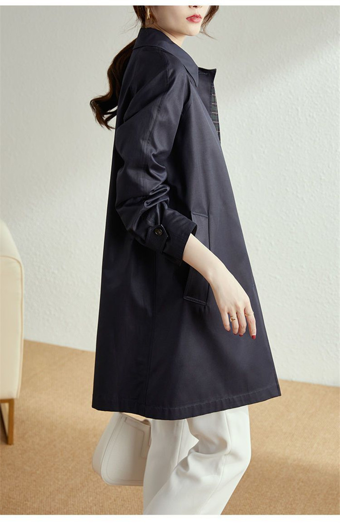 <br>トレンチコート レディース ショート丈 aライン ダブルボタン スリット 無地 おしゃれ 春秋 アウター スプリングコート 就活 ビジネス 定番 通勤 コート 春 夏 ロングコート 