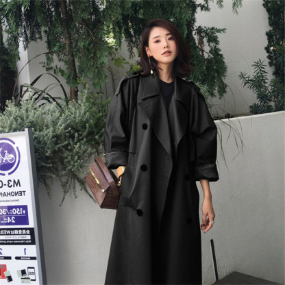 <br>トレンチコート レディース ロング丈 aライン ダブルボタン ベルト付き 無地 おしゃれ 春秋 アウター スプリングコート 就活 ビジネス 定番 通勤 コート 春 夏 ロングコート 羽織り ロング 大きいサイズ きれいめ 入園式 卒業式 送料無料