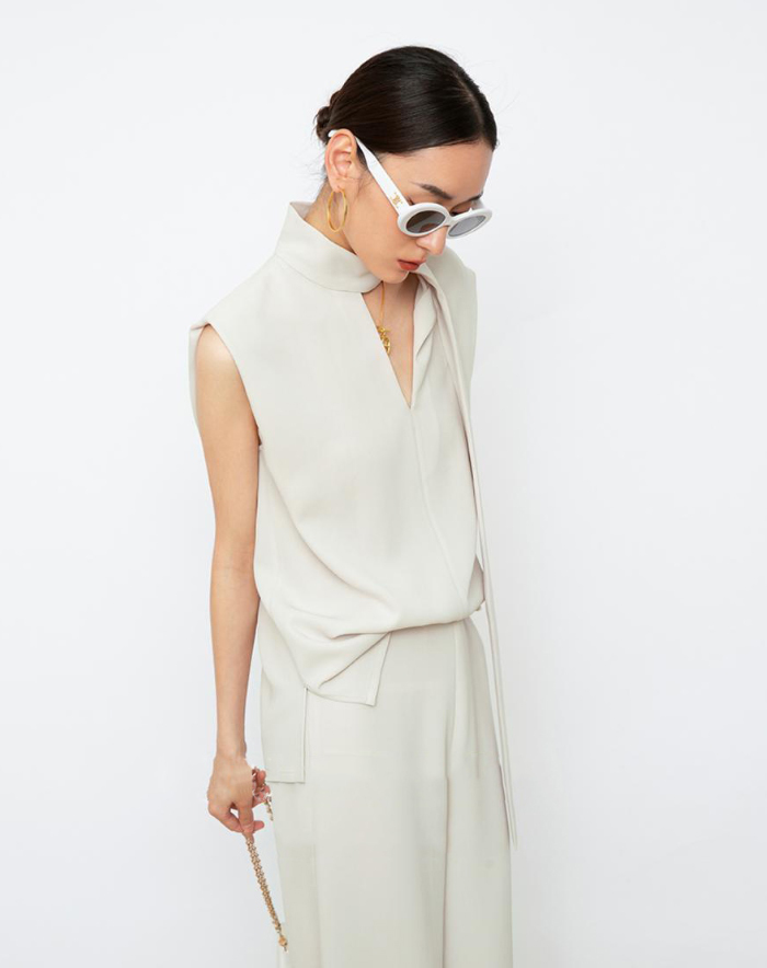 セットアップ ノースリーブ 夏 春夏 ロングパンツ パンツドレス レディース パンツスーツ 無地 女の子 結婚式 卒業式 入学式 ガウチョパンツ ワイドパンツ 体型カバー ゆったり 涼しげ 脚長効果 欧米風 