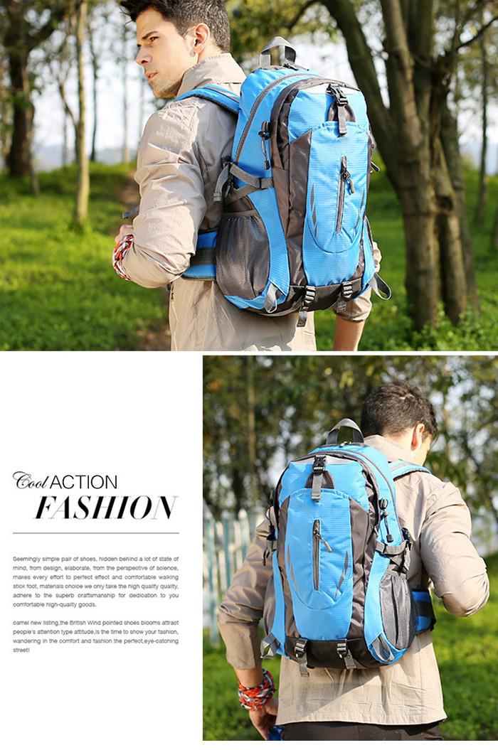 大容量 40L 登山 リュック リュックサック 軽量 アウトドア ナイロン メンズ レディース 撥水