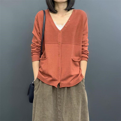 <br>ニットカーディガン カーディガン ニット 羽織 ロングニット ロングカーディガン レディース トップス リブニット 前開き 春 秋 ロングアウター