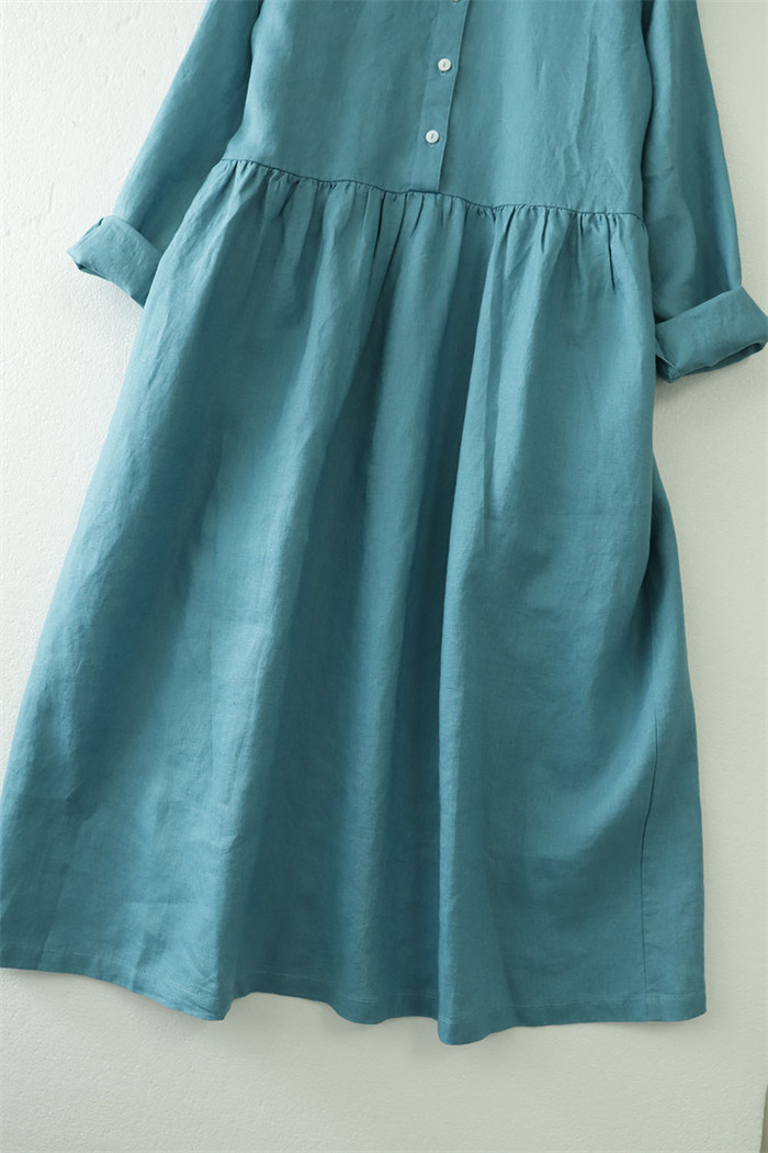 ロングワンピース 綿麻 レディース きれいめ 春 七分袖 半袖 夏 大きいサイズ ガーゼ ダブルガーゼ ロングワンピース ベルト付き ロング 綿麻ワンピ ミモレ丈 Aライン 体型カバー 送料無料 ゆるっと 大人可愛い 着痩せ