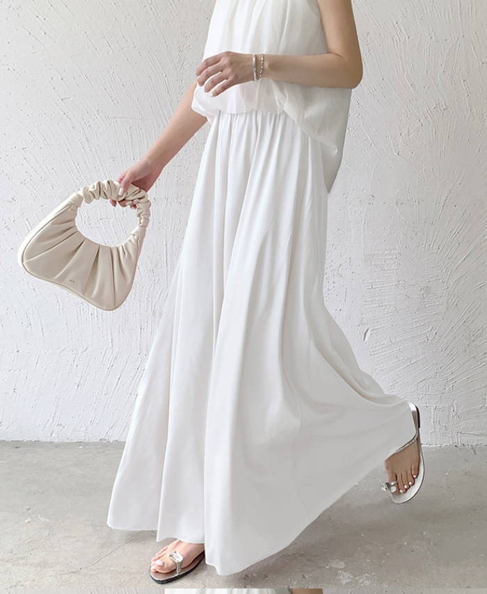 スカーチョ スカンツ 接触冷感 ワイドパンツ 滑らか ふんわり 薄め ガウチョパンツ 無地 マキシ丈 パンツ 春夏 パンツ レディース 大きいサイズ 体型カバー