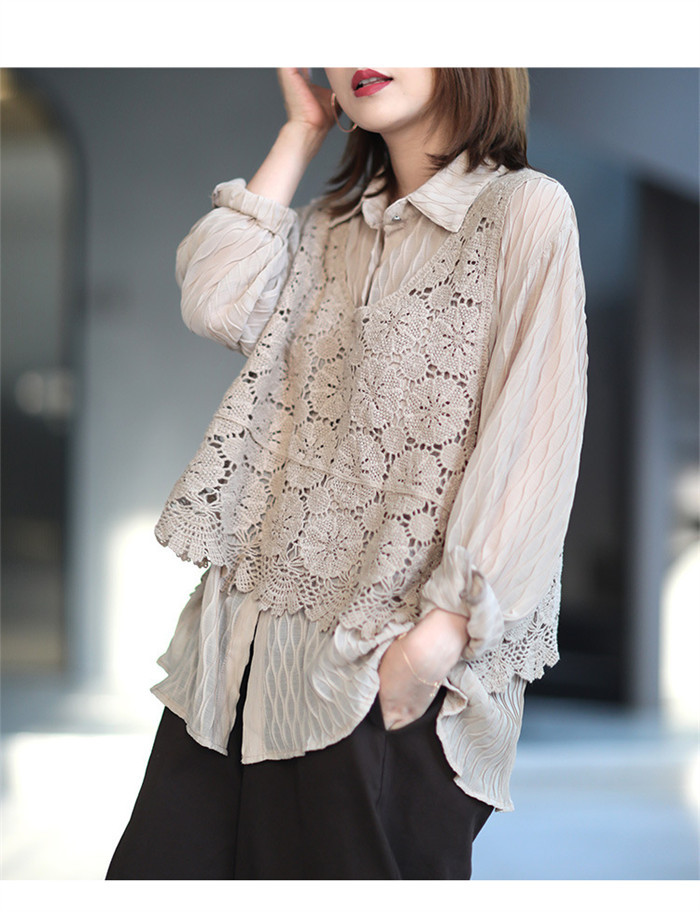 ベスト レディース 春夏 トップス 透かし編み プルオーバー Uネック かぎ編み カジュアル 無地 レイヤード ニットベスト きれいめ ノースリーブ 大人可愛い 体型カバー 涼しい 着痩せ おしゃれ ゆったり 大きいサイズ 送料無料 クロシェ編み