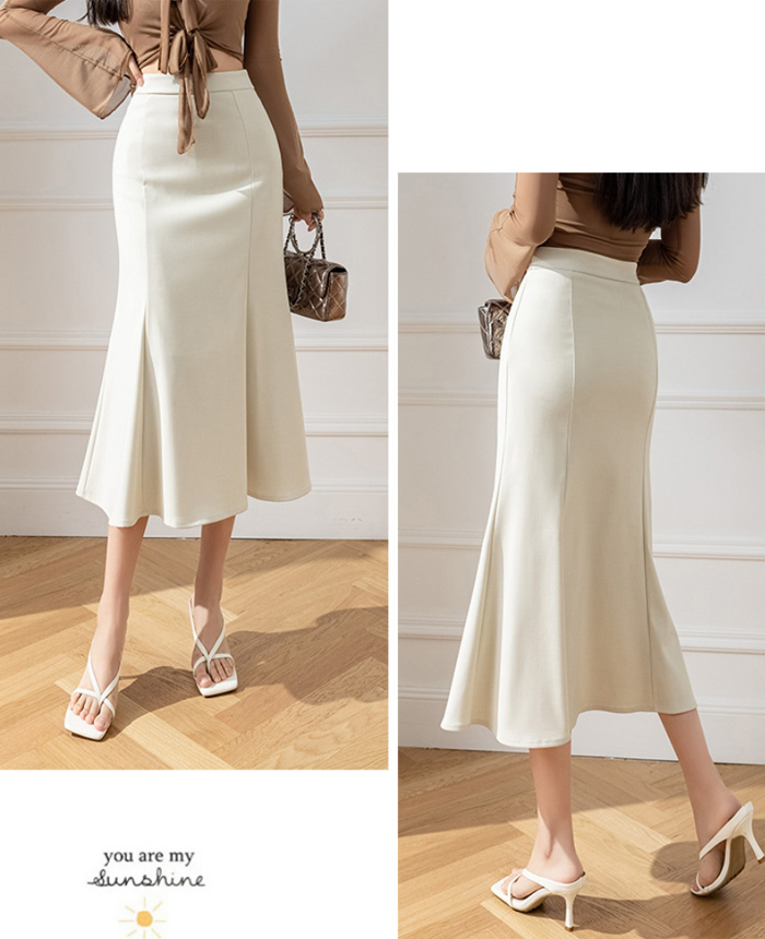 ロングスカート　マーメードライン　レディース　ミモレ丈　タイトライン　マーメードスカート　タイト　着痩せ　無地　ハイウエスト　おしゃれ　高級感　フォーマル　上品　入園式　卒業式　オフィス　OL　春夏　脚長効果　ファッション