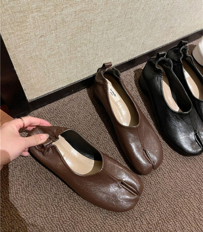 パンプス 足袋 タビパンプス レディース シューズ パンプス 痛くない 柔らかい パンプス パンプス ローヒール パンプス ぺたんこ 歩きやすく 疲れにくい バレエ 足袋シューズ タビ 靴 タビシューズ 足袋パンプス