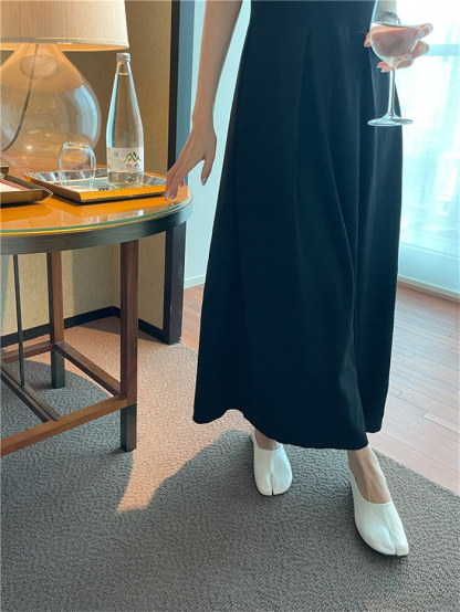 [Copy]送料無料 足袋パンプス 足袋 パンプス ストラップ バレエ シューズ ぺたんこ シューズ レディース ブラック バレリーナ 靴 タビパンプス ヒール レディース ローヒール 靴 柔らかい 歩きやすい 疲れにくい 痛くない PU