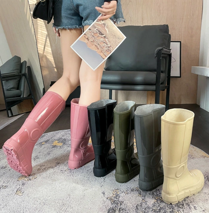 送料無料 レインブーツ レディース 防水ブーツ ロングブーツ 防水 ローヒール 梅雨 歩きやすい 大きいサイズ ロングブーツ 幅広 甲高 ダック 厚底 滑りにくい 黒 レインショートブーツ 雨用 夏 長靴 雪 雨の日 完全防水 可愛い送料無料 インサイドハイト+外増高