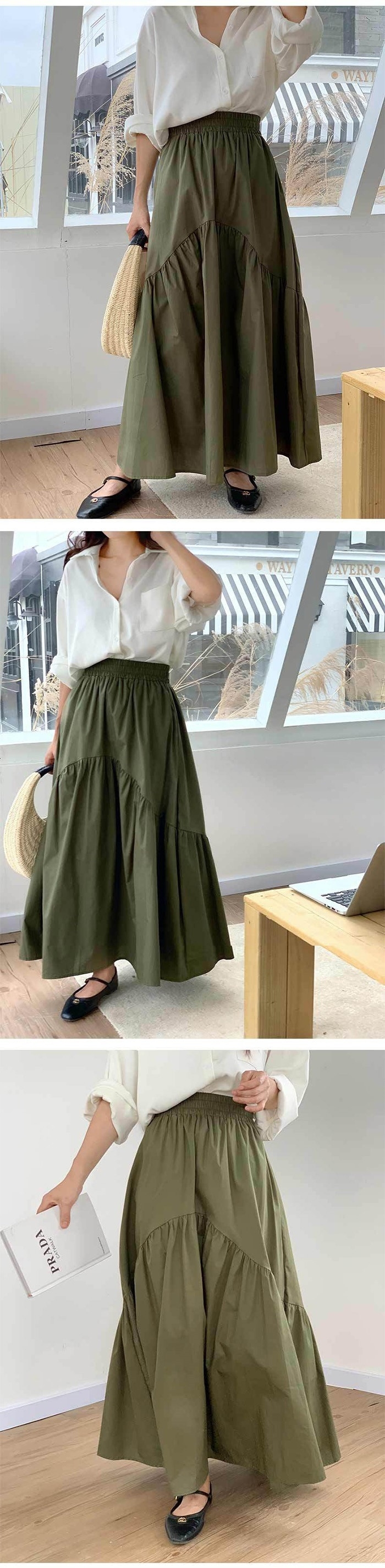 スカート ロング レディース 黒 大きいサイズ ティアードカート ティアード フレアスカート フレア バルーンスカート ボトムス 春 秋 春物 ロングスカート ミモレ丈 シンプル きれいめ ブラック カジュアル 秋冬 大人可愛い 送料無料