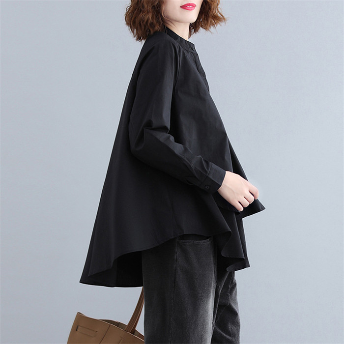 <br>ブラウス T-シャツ レディース フレアブラウス ロングブラウス シャツブラウス トップス チュニック 長袖 ナチュラル 着痩せ ゆったり 体型カバー