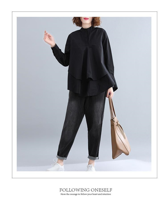 <br>ブラウス T-シャツ レディース フレアブラウス ロングブラウス シャツブラウス トップス チュニック 長袖 ナチュラル 着痩せ ゆったり 体型カバー