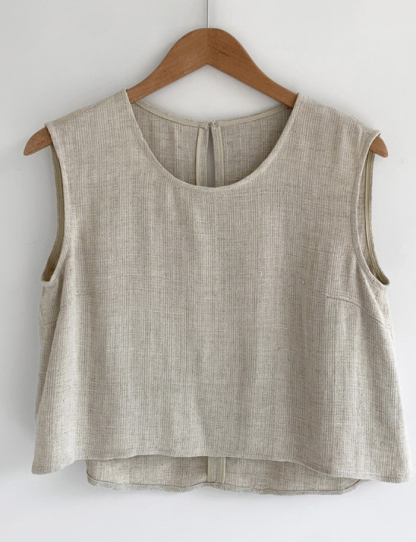 セットアップ 綿麻 レディース コットンリネン パンツドレス パンツスーツ ノースリーブ 春夏 夏 無地 女の子 日常デート 通勤 卒業式 ガウチョパンツ ワイドパンツ 体型カバー ゆったり 脚長効果 欧米風 カジュアル 大きいサイズ 3L 4L 5L