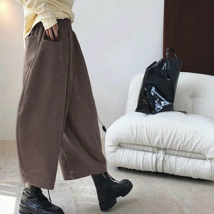 <br>バルーンパンツ ワイドパンツ ロング レディース 黒 大きいサイズ ワイド ボトムス 春 秋 秋物 ロングスカート 秋冬 ミモレ丈 シンプル
